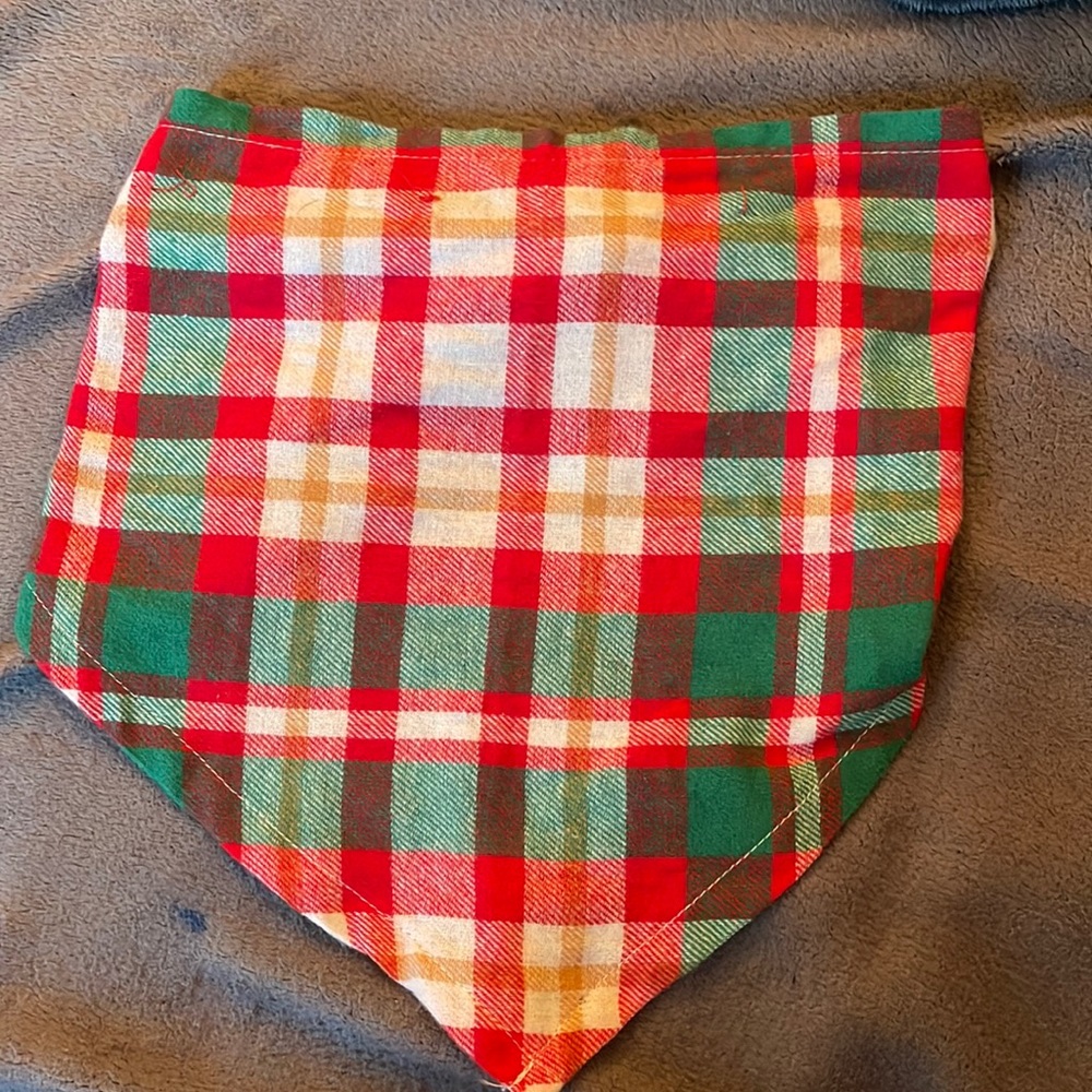 Fun Love and Plaid Pet neck kerchief - Jammies For Your Families